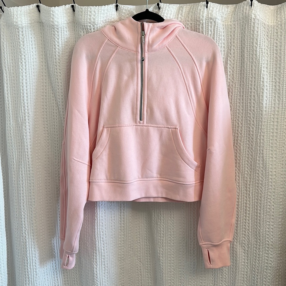 RARE Lululemon strawberry milkshake scuba (hooded)